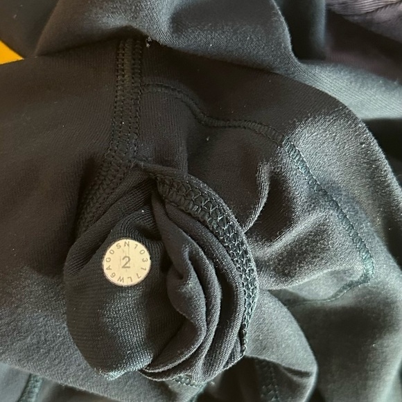 Lululemon Wunder Under High Rise Crop Leggings Full-On Luon 21" Nocturnal Teal 2 - Picture 12 of 12